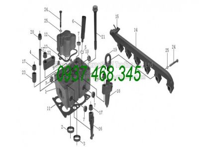 danh mục phụ tùng xe howo