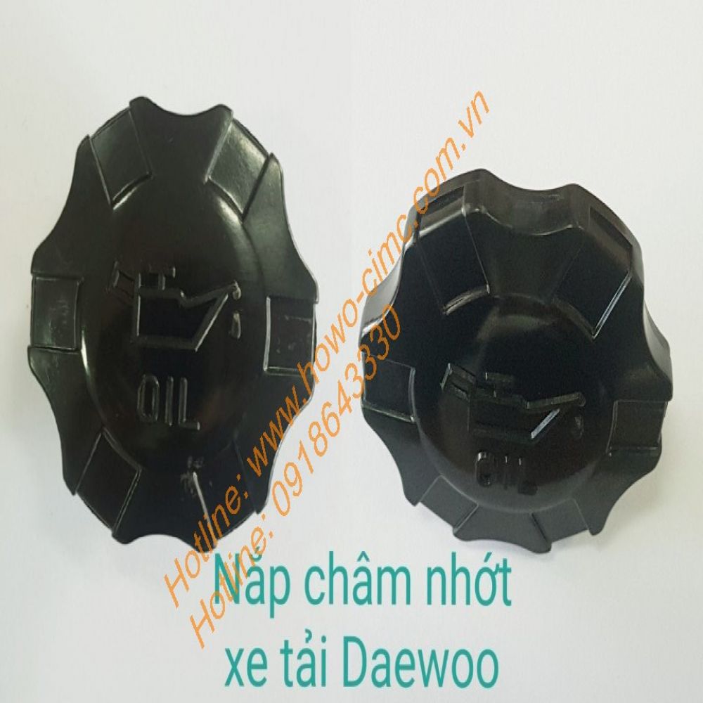 nắp châm nhớt xe ben đầu kéo daewoo
