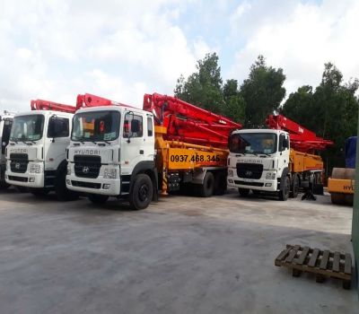 Xe bơm bê tông Junjin 43m 4 đoạn