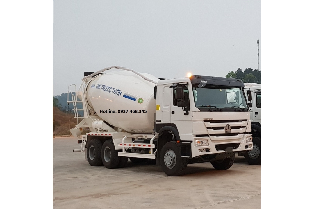 Xe trộn bê tông howo