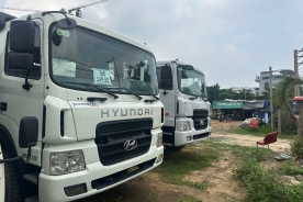 Xe trộn bê tông Hyundai HD270 đời 2015